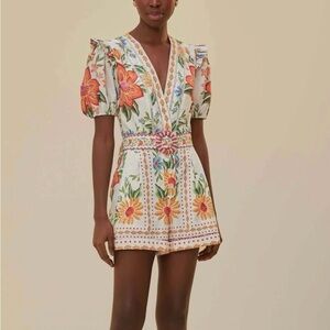 Floral Print V-Neck Dress